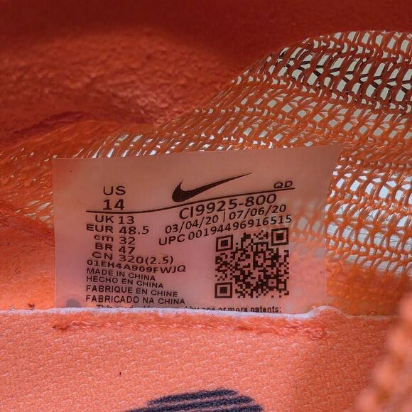 Nike Air Zoom Alphafly Next% Bright Mango CI9925- 800 Running Shoes Men\'s 14 main image 8